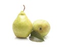 Ripe green pears