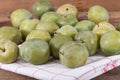 Ripe greengage Royalty Free Stock Photo