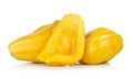 Ripe Jackfruit isolated on white background