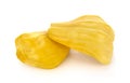 Ripe Jackfruit isolated on white background. Royalty Free Stock Photo