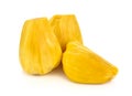 Ripe Jackfruit isolated on white background. Royalty Free Stock Photo