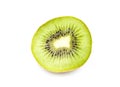 Ripe juicy kiwi fruit  on a white background. Royalty Free Stock Photo