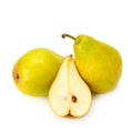 Ripe juicy pear isolated on white background Royalty Free Stock Photo