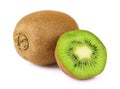 Ripe kiwi isolated Royalty Free Stock Photo
