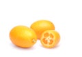 The ripe kumquat Royalty Free Stock Photo
