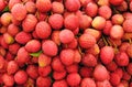 Ripe Lychee fruits