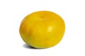 Ripe mandarin citrus, Fresh juicy tangerine ripe fruit isolated on white background Royalty Free Stock Photo