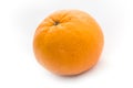 Ripe mandarines isolated on a white background