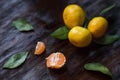 Ripe mandarins Royalty Free Stock Photo