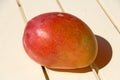 Ripe mango fruit close up. Useful food