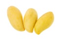 Ripe mango fruit isolated on white background Royalty Free Stock Photo