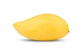 Ripe mango isolated on white background with clipping path Royalty Free Stock Photo