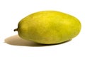 A Ripe Mango in White Background Royalty Free Stock Photo