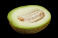 Ripe melon fruit colseup Royalty Free Stock Photo