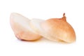 Ripe onion on a white background Royalty Free Stock Photo