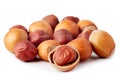 Ripe organic hazelnuts Royalty Free Stock Photo