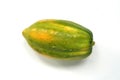 Ripe Papaya Fruit on Clean White Surface. Royalty Free Stock Photo