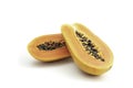 Ripe papaya is a healthy fruit. Properties as medicine. Use as a diuretic, diuretic to help heal laxative. The name is scientific