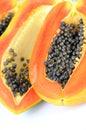 Ripe papaya.