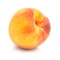 Ripe peach fruit isolated Royalty Free Stock Photo