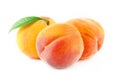 Ripe peach fruits.