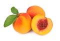 Ripe peaches Royalty Free Stock Photo