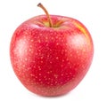 Ripe perfect red apple on white background Royalty Free Stock Photo