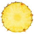 Ripe pineapple slice close up Royalty Free Stock Photo