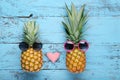 Ripe pineapples Royalty Free Stock Photo