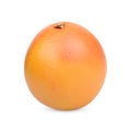 Ripe pink grapefruit citrus fruit isolated on white background Royalty Free Stock Photo