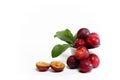 Ripe plums Royalty Free Stock Photo
