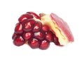 ripe pomegranate frui Royalty Free Stock Photo
