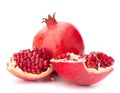 Ripe pomegranate fruit