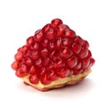 Ripe pomegranate piece Royalty Free Stock Photo