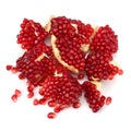 Ripe pomegranate piece Royalty Free Stock Photo