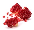 Ripe pomegranate piece Royalty Free Stock Photo