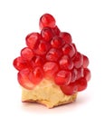 Ripe pomegranate piece Royalty Free Stock Photo