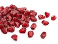 Ripe pomegranate seeds Royalty Free Stock Photo