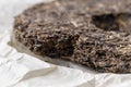 Ripe puer tea cake, natural china tea Royalty Free Stock Photo