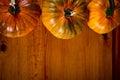 Ripe pumpkins for Halloween.