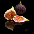 Ripe purple fig fruit