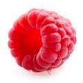 Ripe raspberry isolated on white Royalty Free Stock Photo