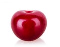 Ripe red cherry close up Royalty Free Stock Photo