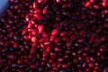 Ripe red Cornel berries in a copper basin Royalty Free Stock Photo