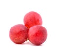 ripe red grape isolate on white background Royalty Free Stock Photo