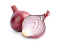 Ripe red onions Royalty Free Stock Photo