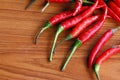 Ripe red peppers Royalty Free Stock Photo