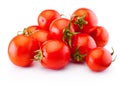 Ripe red tomatoes isolated on white background Royalty Free Stock Photo