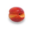 Ripe red-yellow nectarine