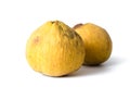 Ripe santol fruit on white background Royalty Free Stock Photo